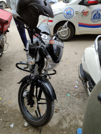 Back And Red Bajaj V15