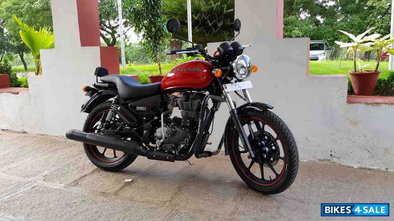 Red And Black Royal Enfield Thunderbird X 350