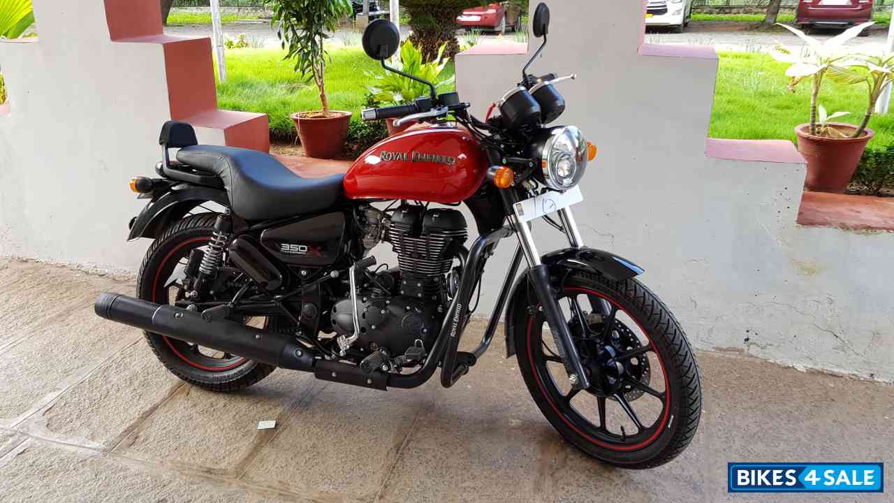 Red And Black Royal Enfield Thunderbird X 350