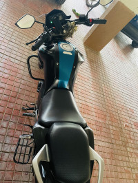 Cyan With Black Yamaha FZ-S FI V2