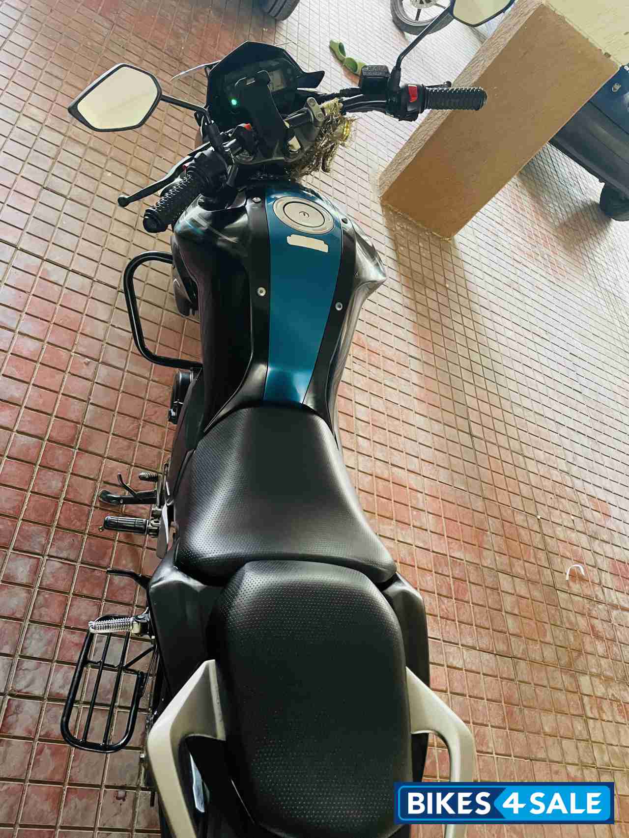 Cyan With Black Yamaha FZ-S FI V2