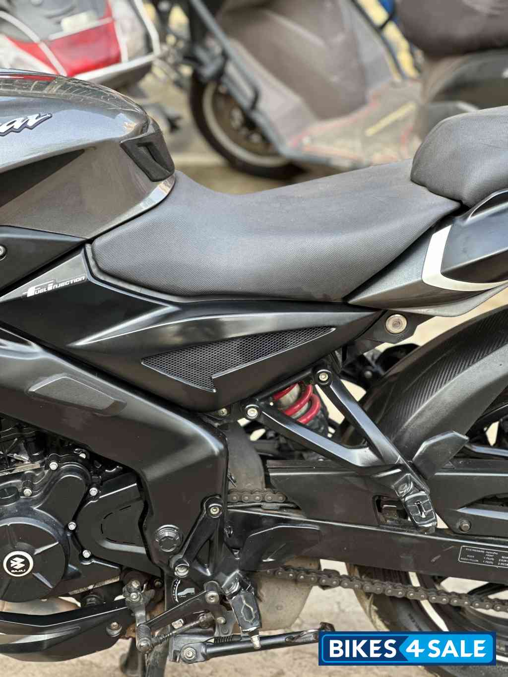 Grey Bajaj Pulsar 200 NS ABS