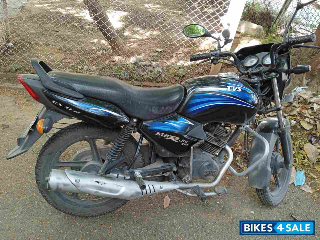 Blue And Black TVS Star City 110