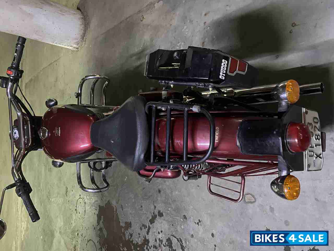 Maroon Royal Enfield Classic 350