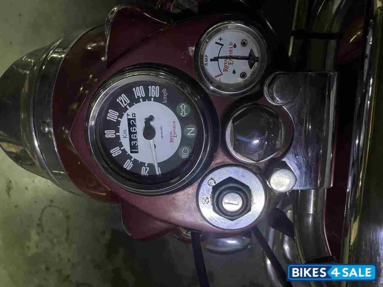 Maroon Royal Enfield Classic 350