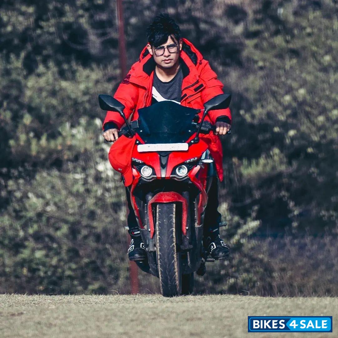 Red Bajaj Pulsar RS 200 ABS