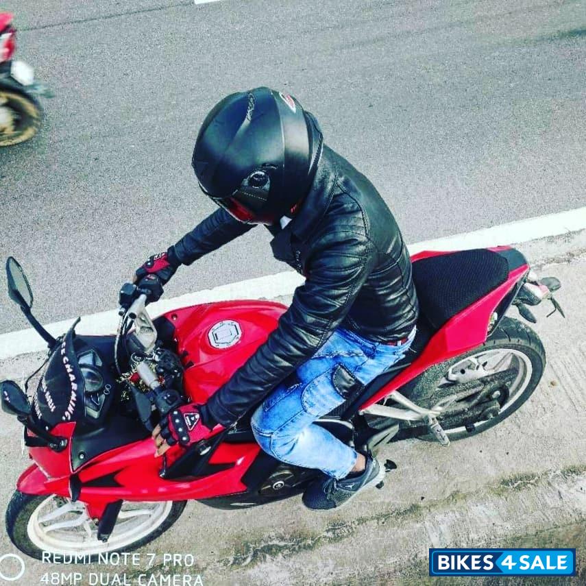 Red Bajaj Pulsar RS 200 ABS