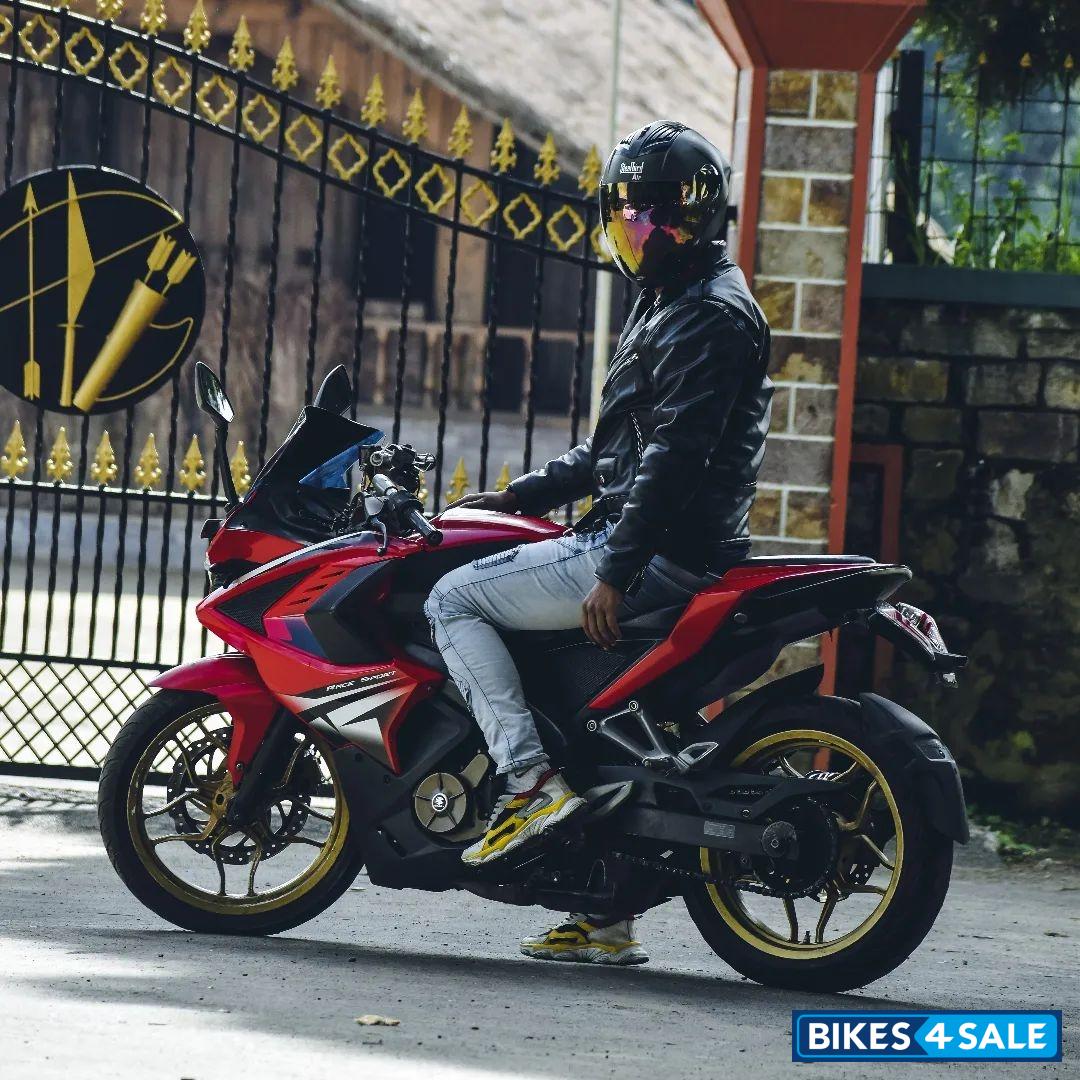 Red Bajaj Pulsar RS 200 ABS