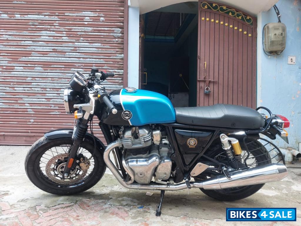 Blue Royal Enfield Continental GT 650