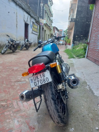 Blue Royal Enfield Continental GT 650