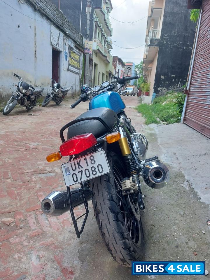 Blue Royal Enfield Continental GT 650