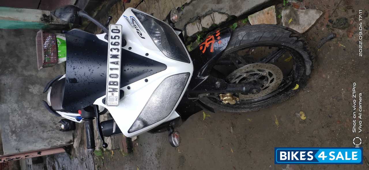 White And Blue Yamaha YZF R15 S