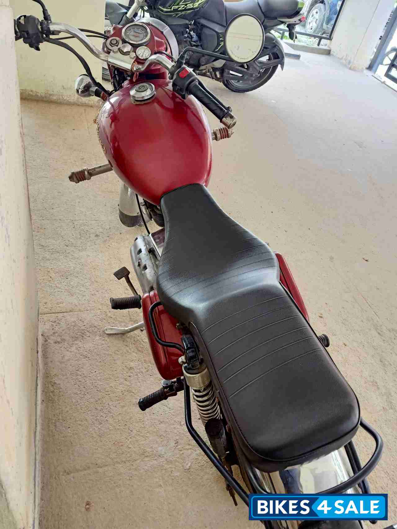 Cherry Red Royal Enfield Bullet Electra