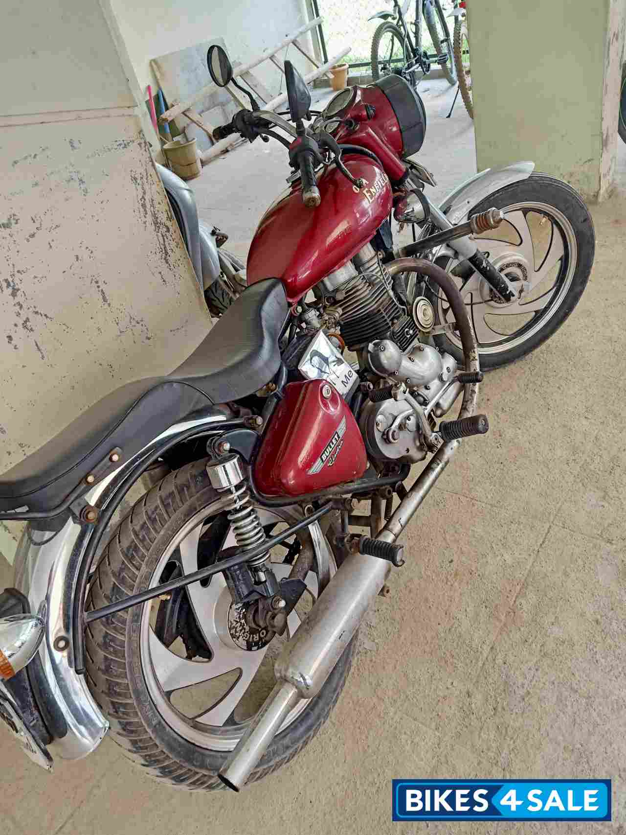 Cherry Red Royal Enfield Bullet Electra