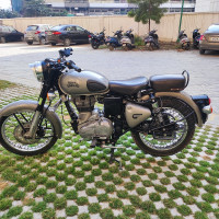 Gray Royal Enfield Classic Gunmetal Grey