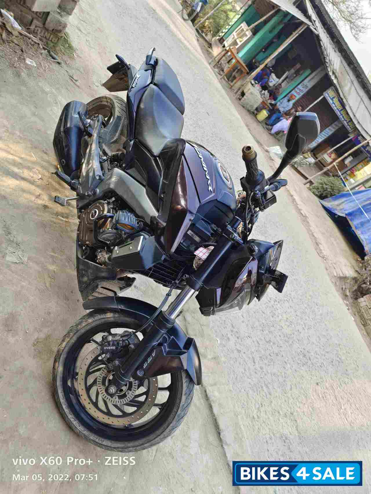 Maroon Bajaj Dominar 400 ABS BS6
