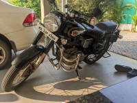 Black Royal Enfield Bullet Standard 350