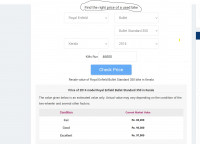 Black Royal Enfield Bullet Standard 350