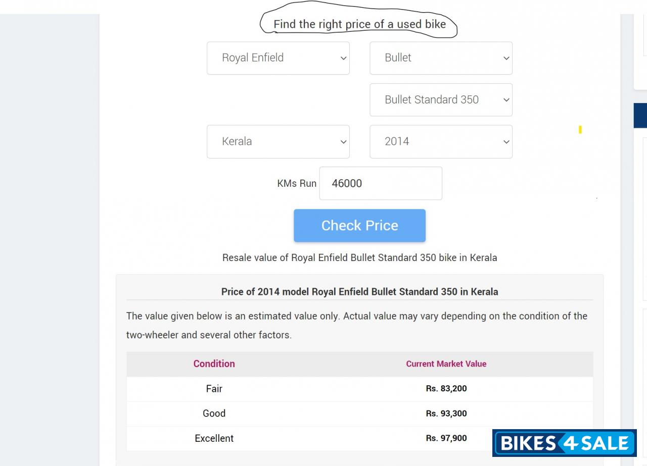 Black Royal Enfield Bullet Standard 350