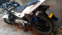 Black Nd White Bajaj Pulsar 220F