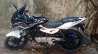 Black Nd White Bajaj Pulsar 220F