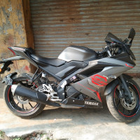 Grey Yamaha YZF R15 V3