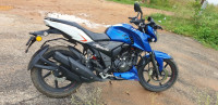 Blue & White TVS Apache RTR 160 4V