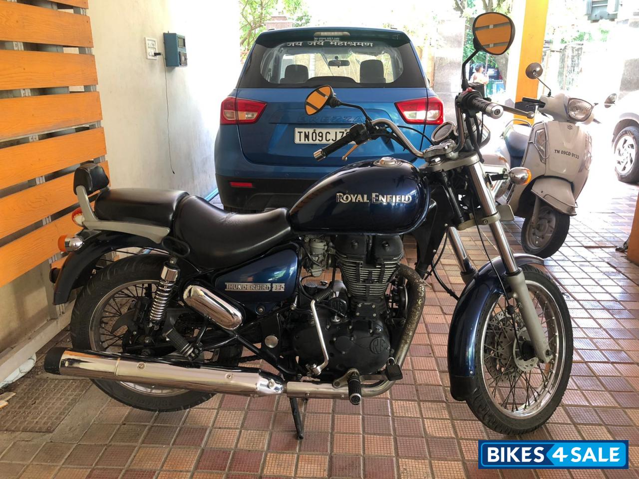 Marine Blue Royal Enfield Thunderbird 350