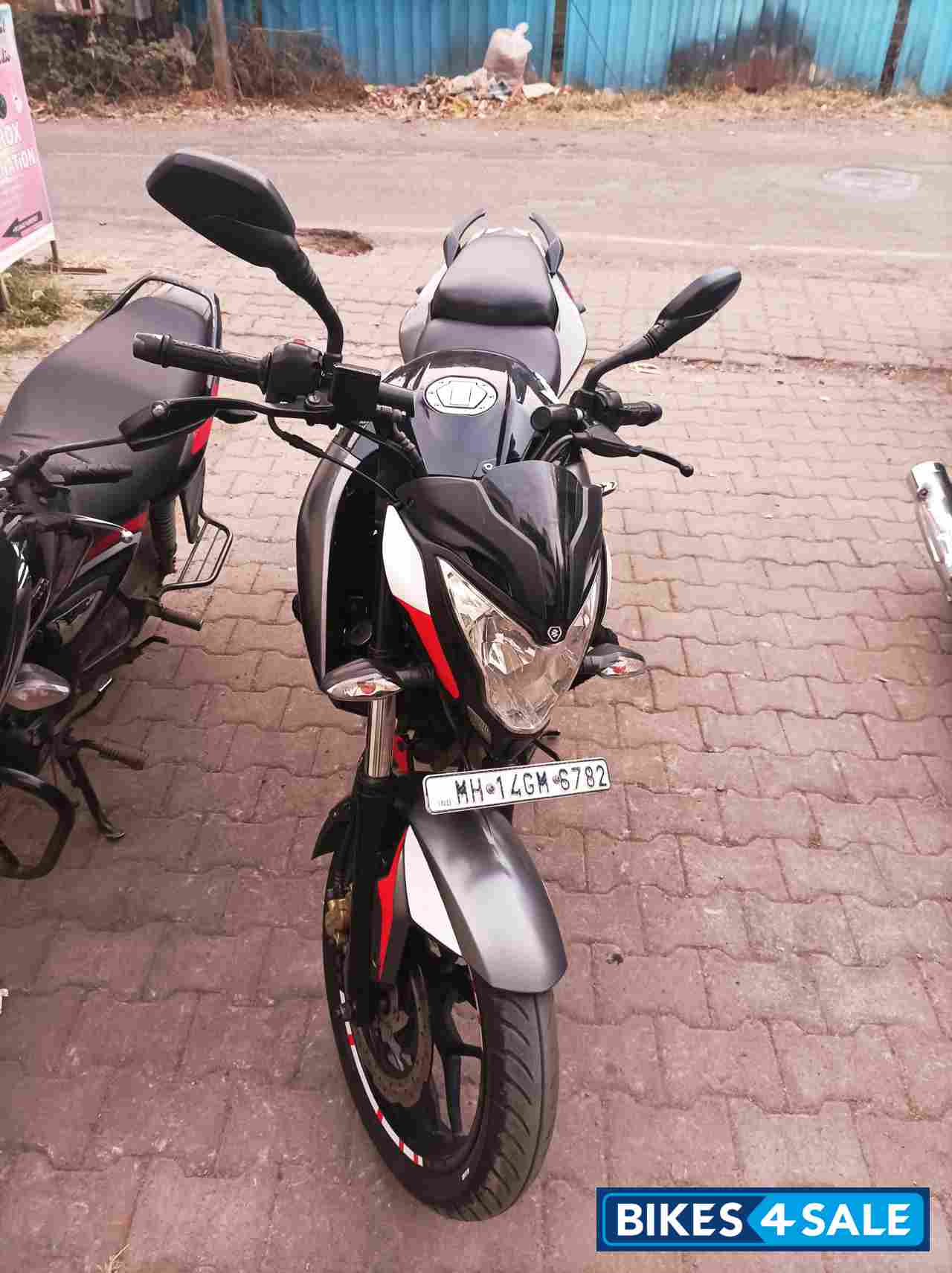 Black Grey Bajaj Pulsar NS 200 BS6
