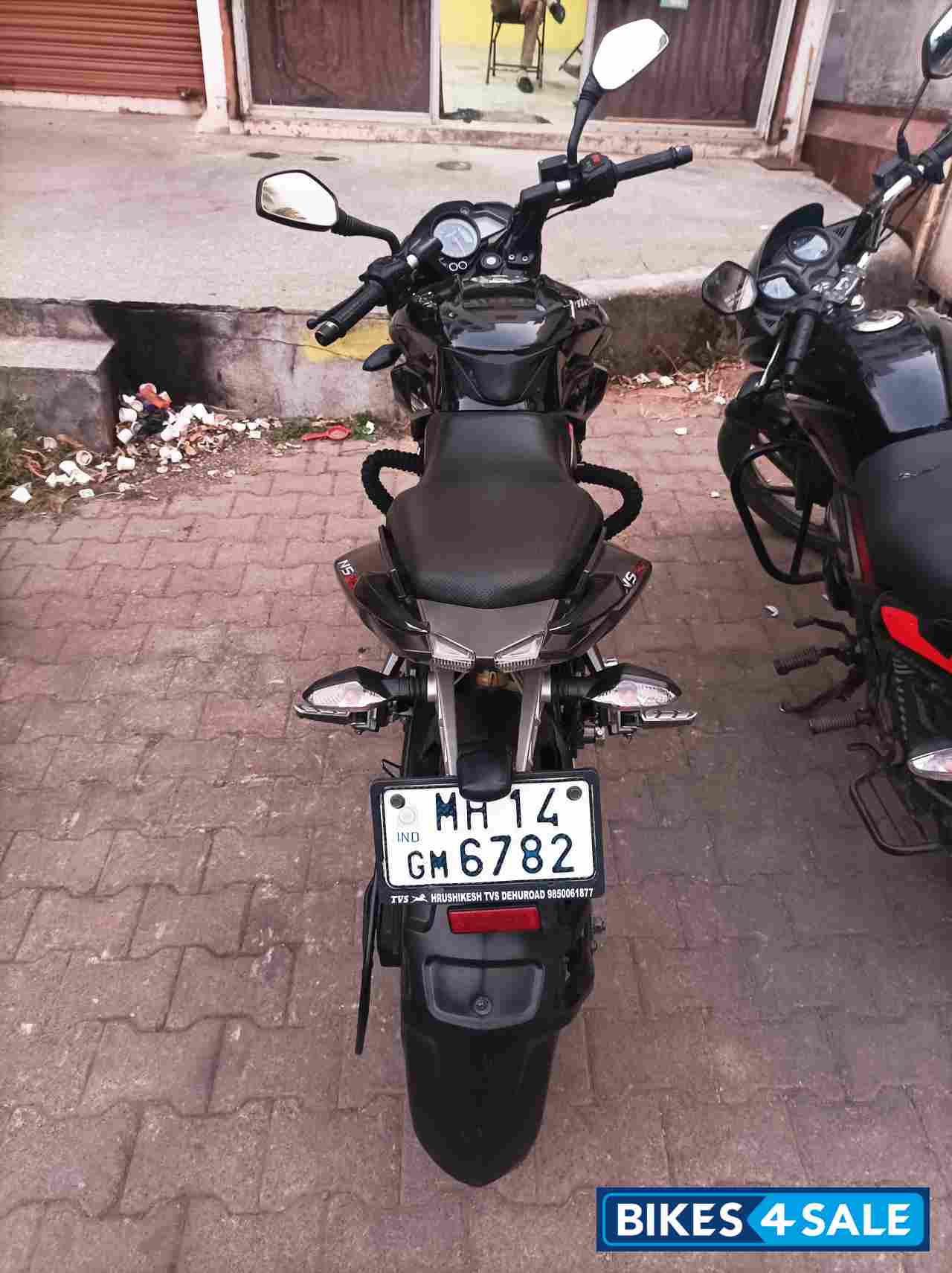 Black Grey Bajaj Pulsar NS 200 BS6