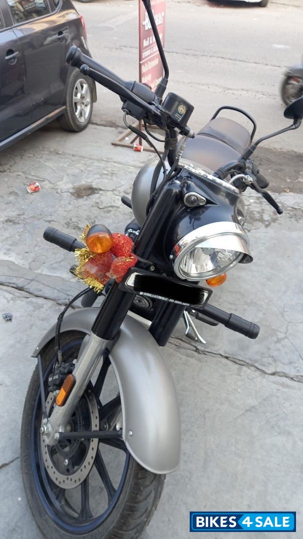 Dark Gunmetal Grey Royal Enfield Classic 350 Dual Channel BS6