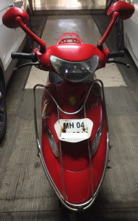 Red TVS Scooty Pep Plus