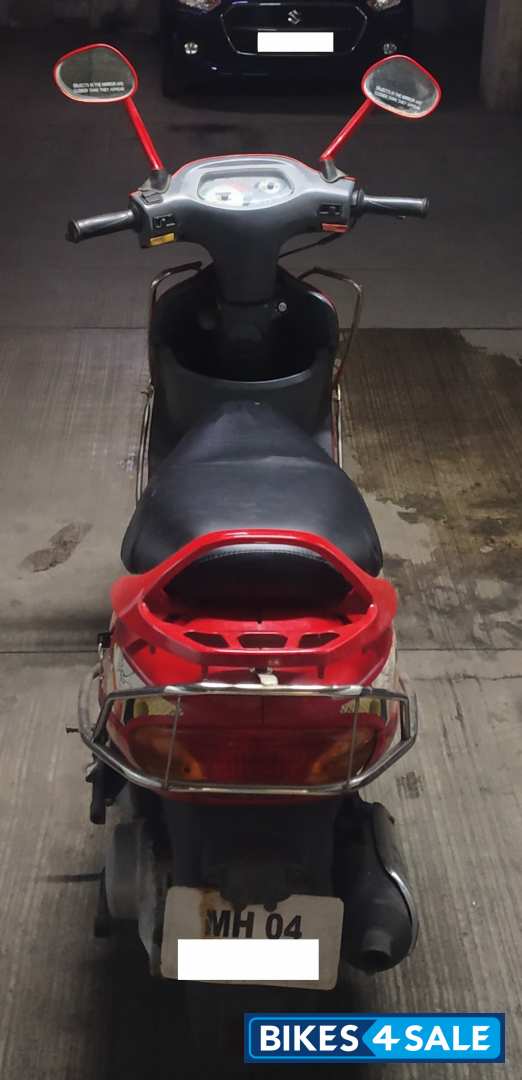 Red TVS Scooty Pep Plus