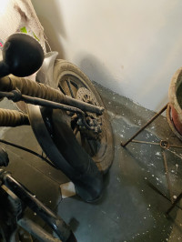 Black And Red Bajaj Avenger Street 220