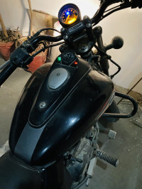 Black And Red Bajaj Avenger Street 220