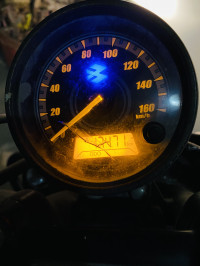 Black And Red Bajaj Avenger Street 220