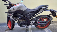 White Yamaha MT-15