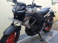 White Yamaha MT-15