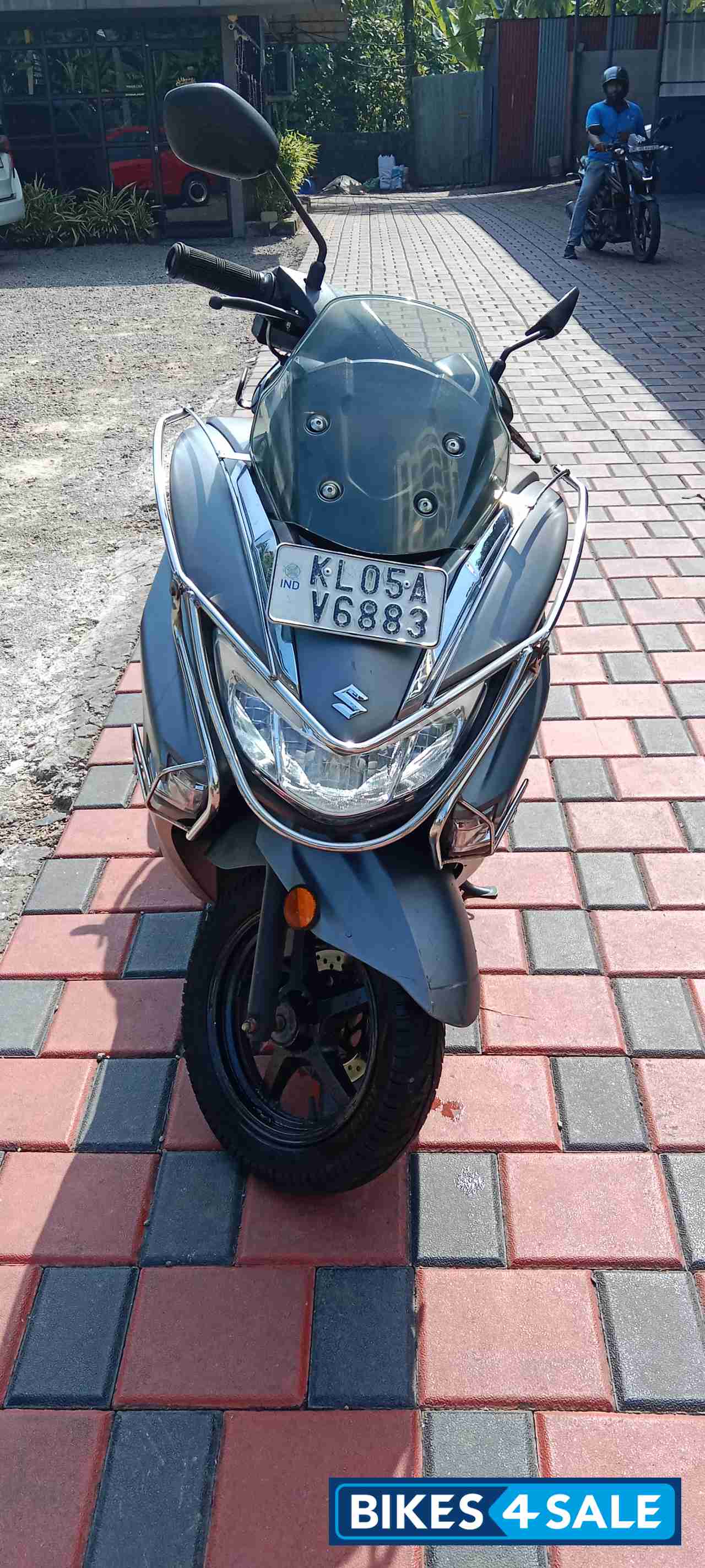 Grey Suzuki Burgman Street