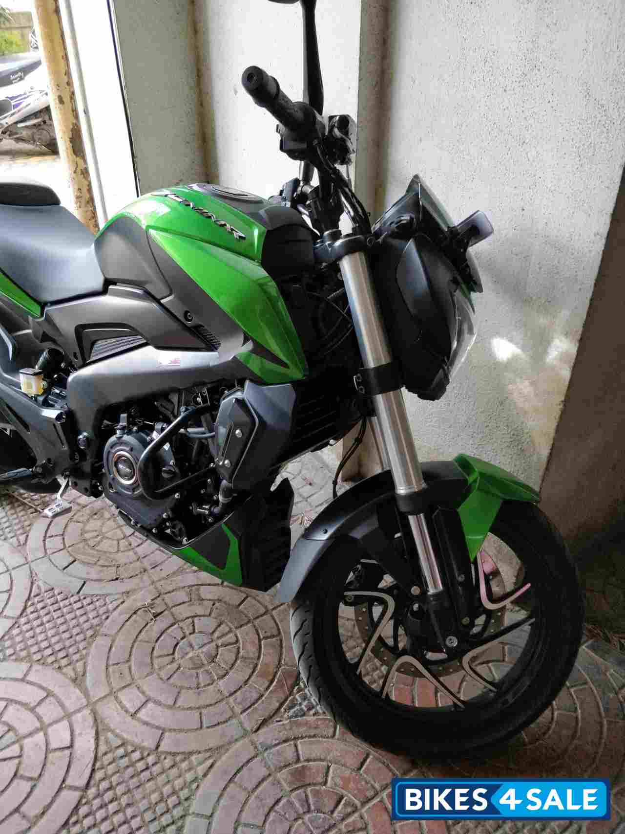 Green Bajaj Dominar 400 ABS BS6