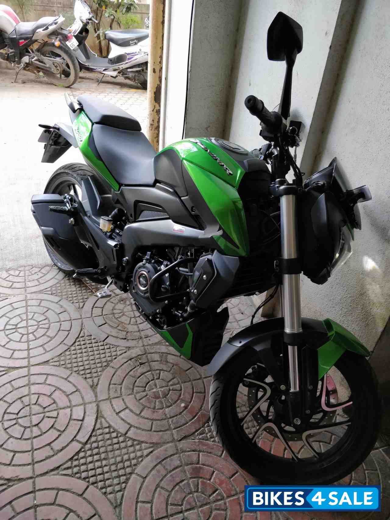 Green Bajaj Dominar 400 ABS BS6