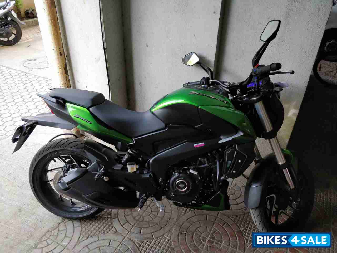 Green Bajaj Dominar 400 ABS BS6