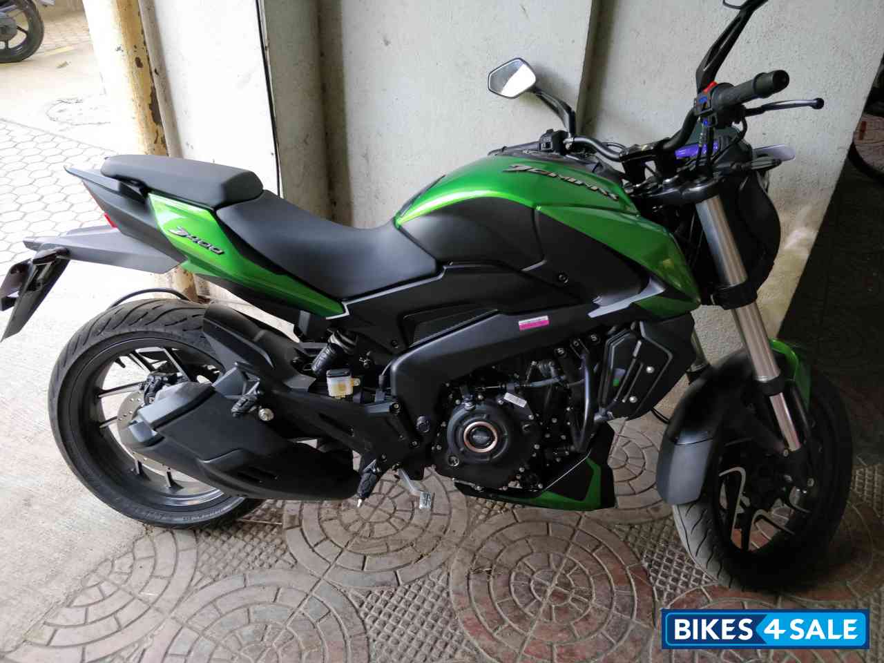 Green Bajaj Dominar 400 ABS BS6