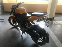 Yellow Bajaj Pulsar 200 NS