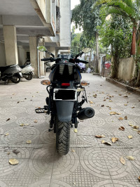 Black-blue Bajaj Pulsar 150 Twin Disc