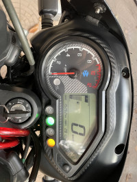 Black-blue Bajaj Pulsar 150 Twin Disc