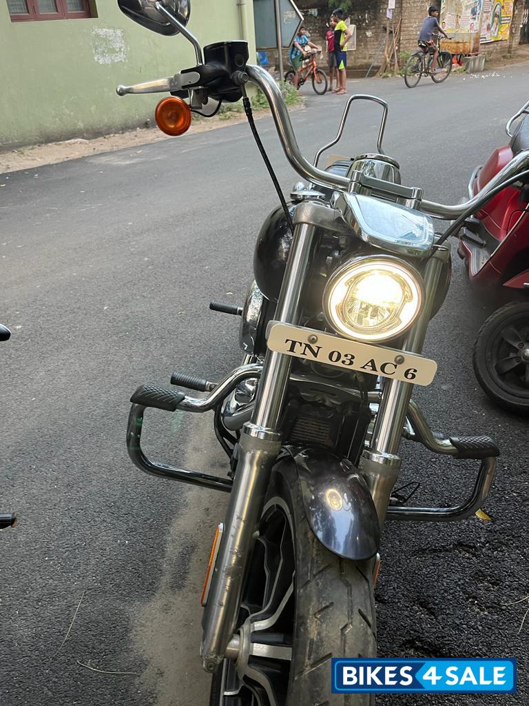 Midnight Blue Harley Davidson Low Rider