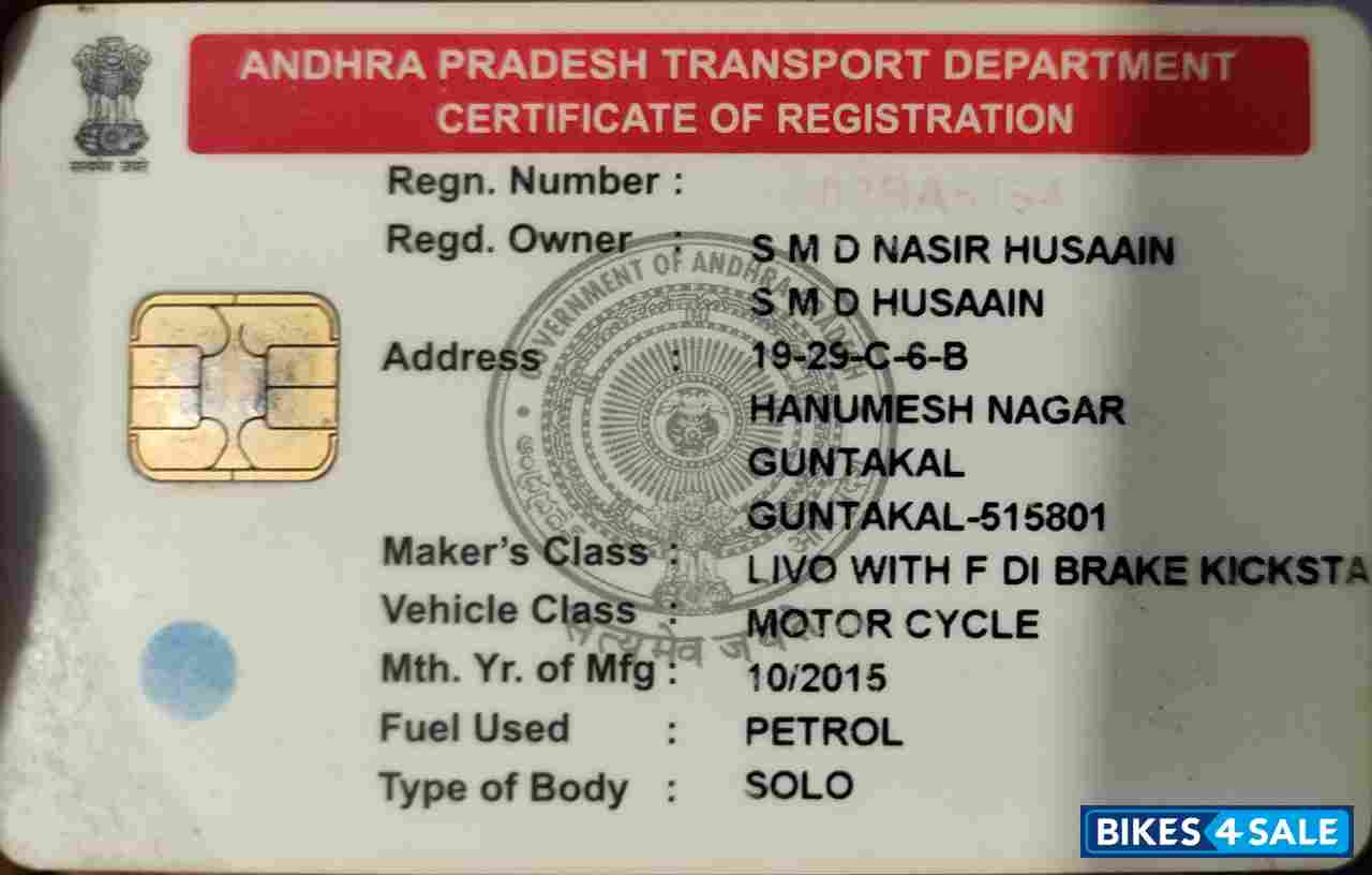 Blue Honda Livo 110 Blue Honda Livo 110