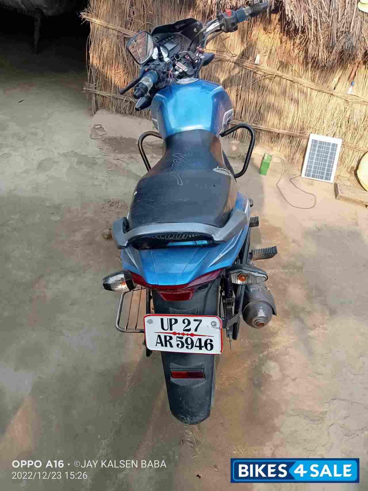 Sky Blue TVS Victor Premium Edition