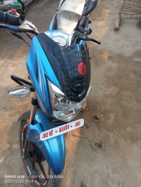 Sky Blue TVS Victor Premium Edition